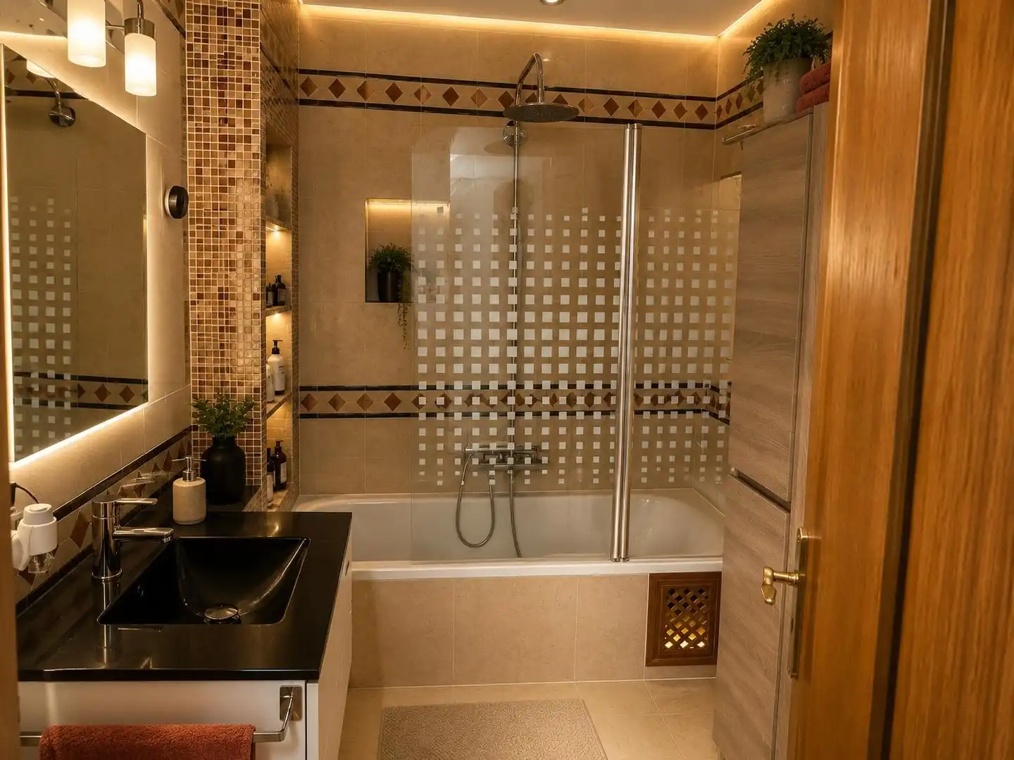 Baño de Ático en venta en Carlet con Aire acondicionado, Calefacción y Terraza