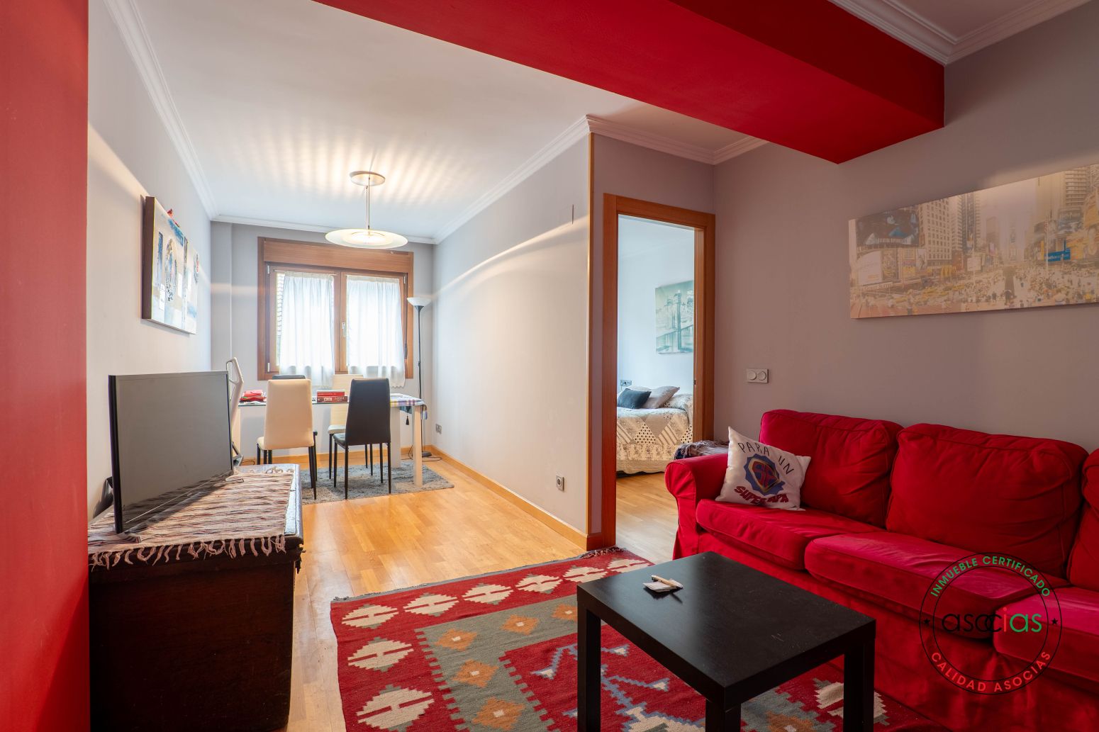 Sala d'estar de Pis en venda en Gijón  amb Calefacció