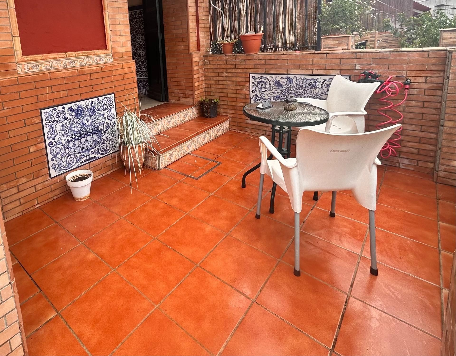 Terrassa de Casa o xalet en venda en San Juan de Aznalfarache amb Terrassa