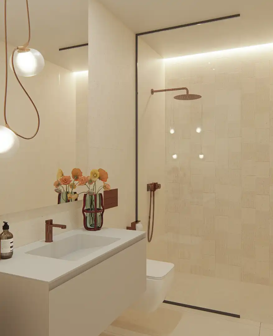 Bathroom of Detached homes for sale in Islantilla  with Air Conditioner, Heating and Private garden