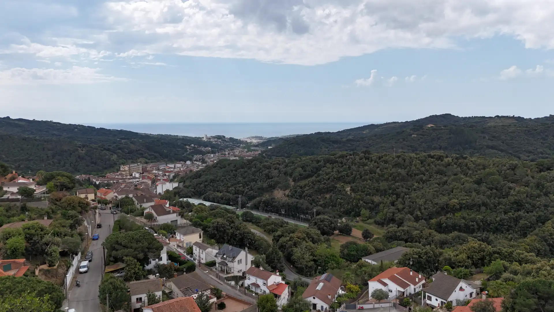 Vista exterior de Casa o xalet en venda en Arenys de Munt amb Calefacció, Jardí privat i Terrassa