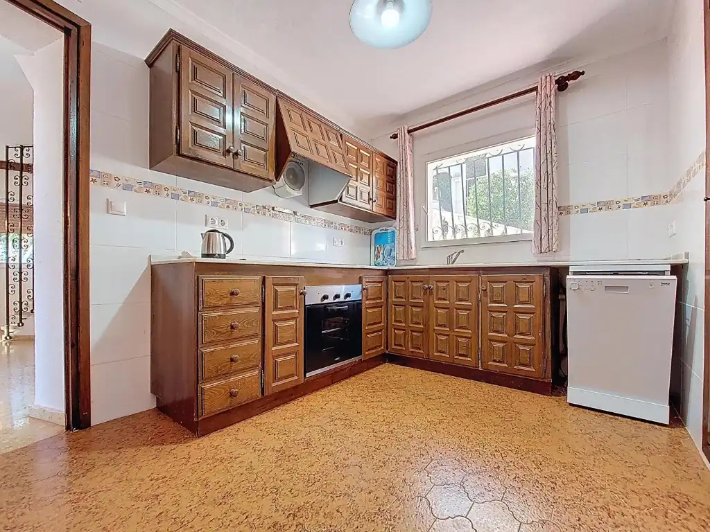 Cocina de Casa o chalet en venta en Dénia con Terraza y Piscina