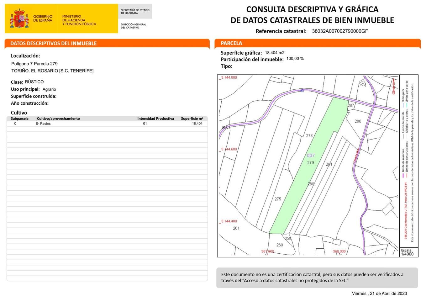 Residencial en venda en El Rosario