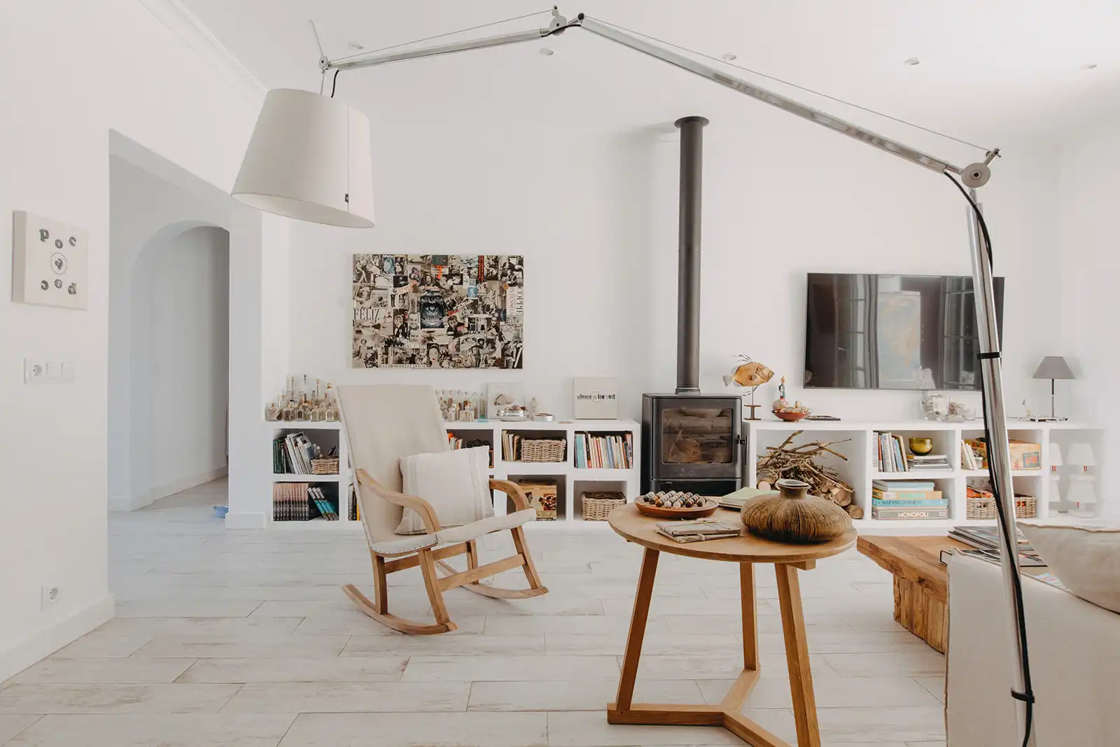 Sala d'estar de Casa o xalet en venda en Es Castell amb Aire condicionat, Jardí privat i Terrassa