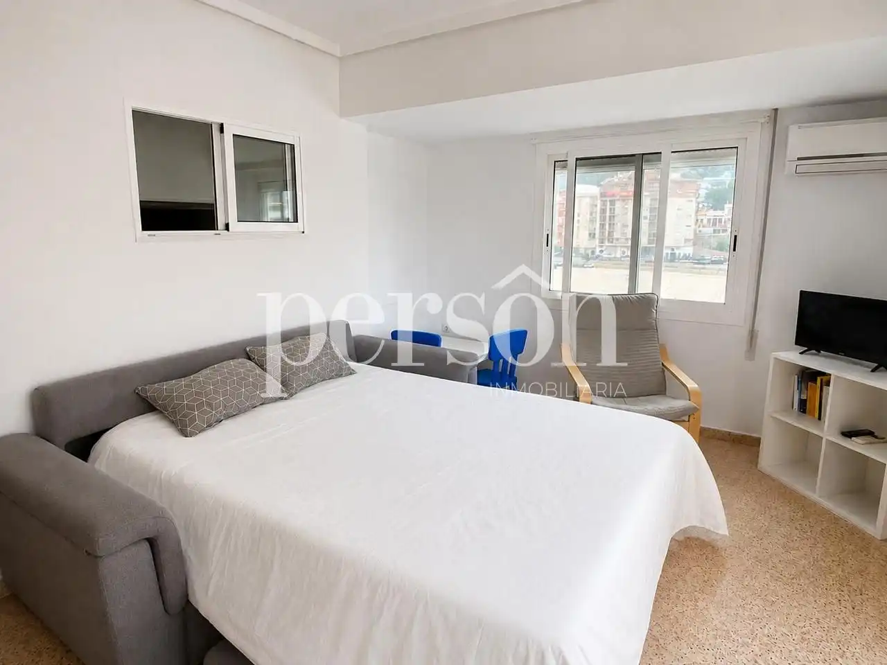 Bedroom of Flat for rent in Cullera  with Air Conditioner, Terrace and Furnished