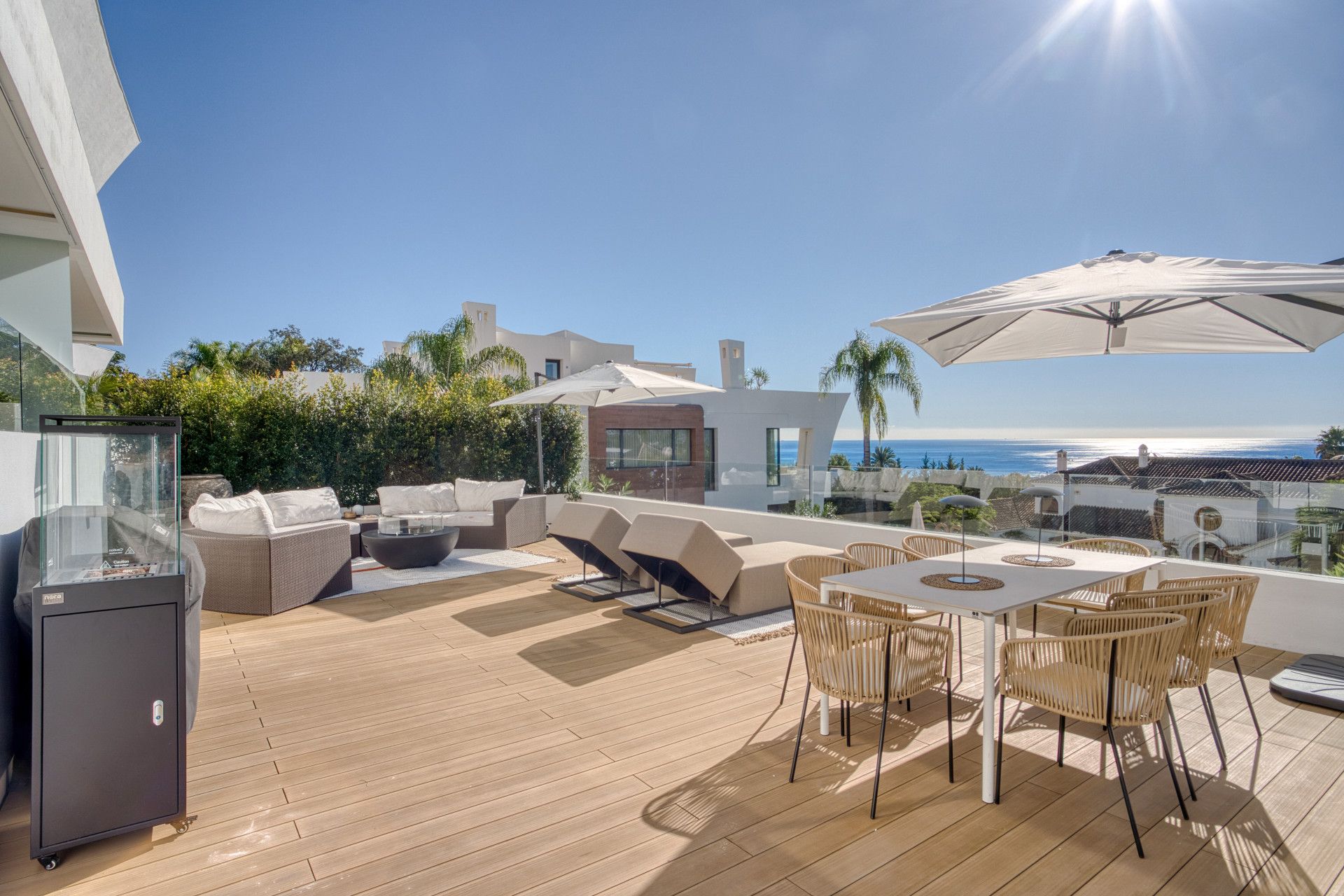Terrace of Planta baja for sale in Marbella  with Air Conditioner, Private garden and Terrace