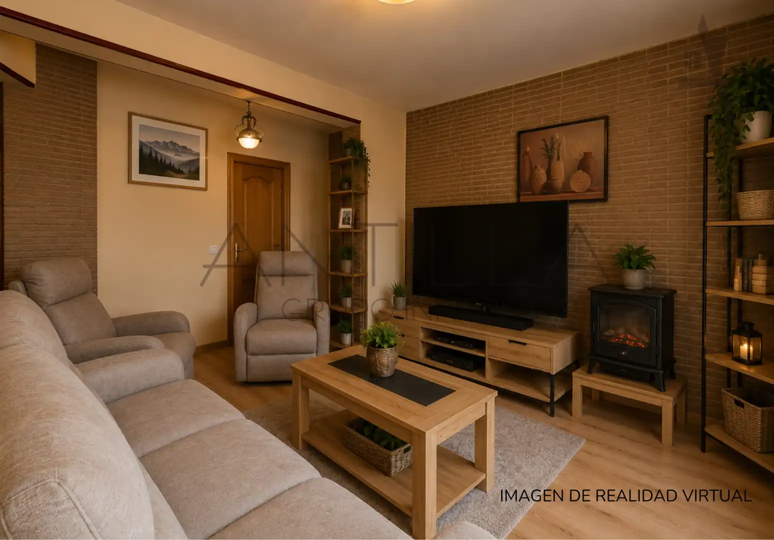 Living room of Flat for sale in Madrid  with Air Conditioner, Heating and Terrace