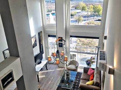 Living room of Loft for sale in  Madrid Capital  with Air Conditioner, Heating and Community pool