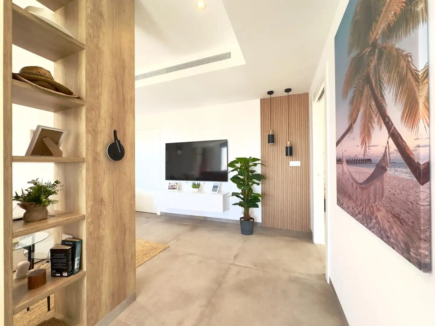 Sala d'estar de Apartament en venda en San Pedro del Pinatar amb Aire condicionat, Terrassa i Traster