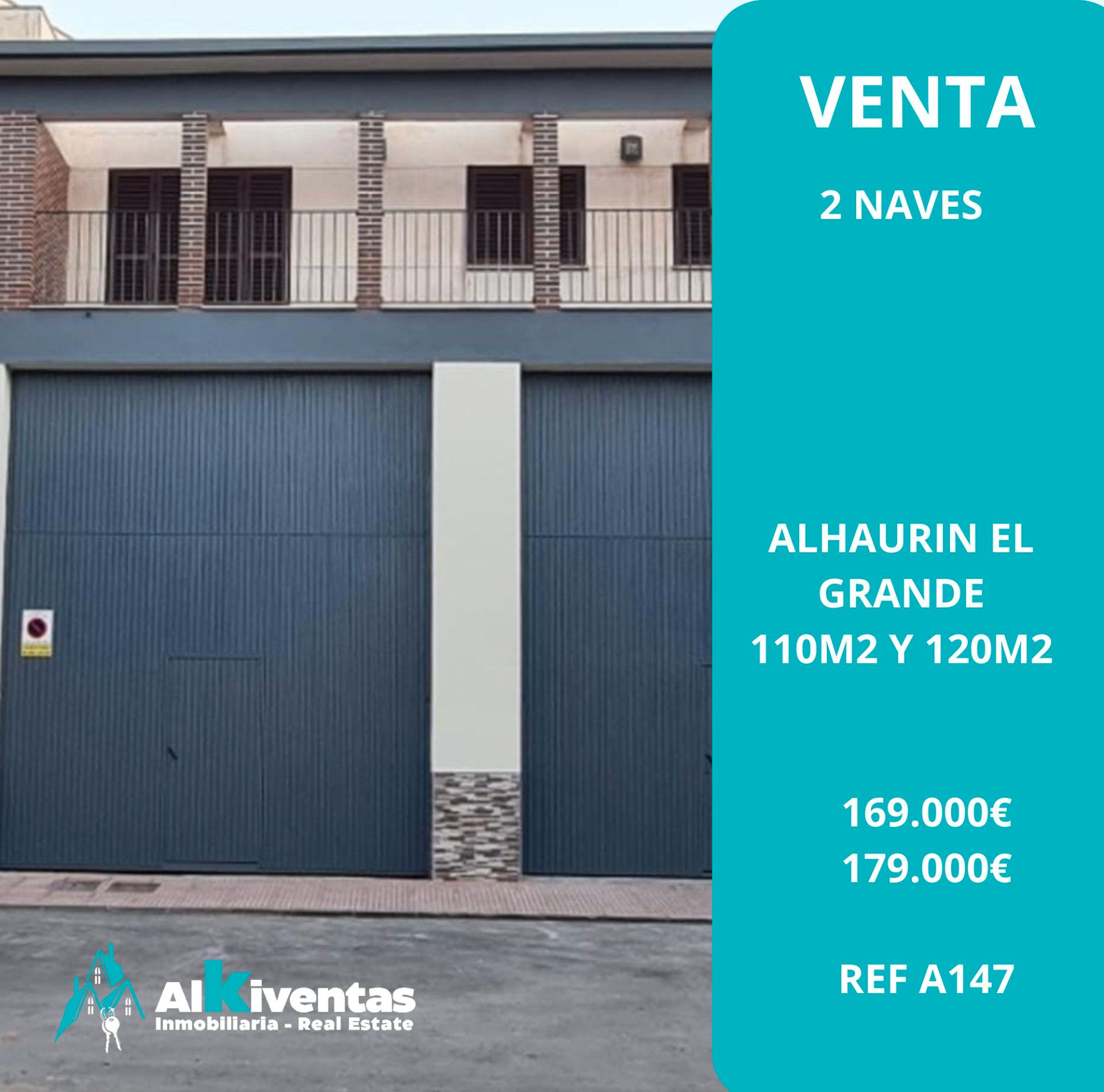 Exterior view of Industrial buildings for sale in Alhaurín El Grande