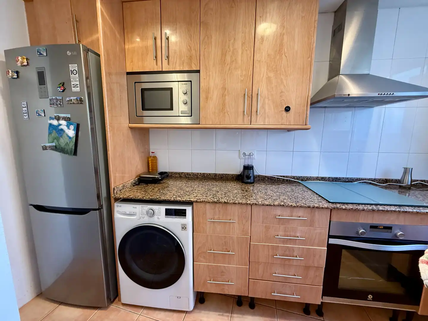 Cocina de Casa adosada en venta en Barcelona con Aire acondicionado, Calefacción y Jardín privado