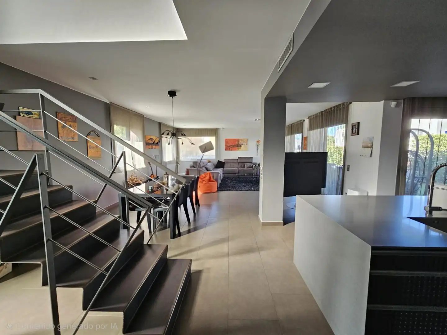 Sala d'estar de Casa o xalet en venda en Vilablareix amb Aire condicionat i Calefacció