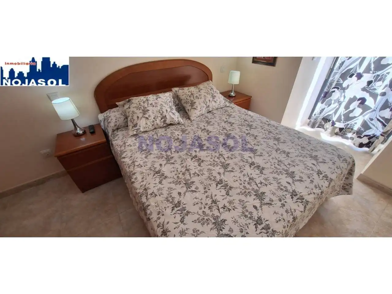 Schlafzimmer von Dachboden zur Miete in Noja mit Heizung, Terrasse und Abstellraum