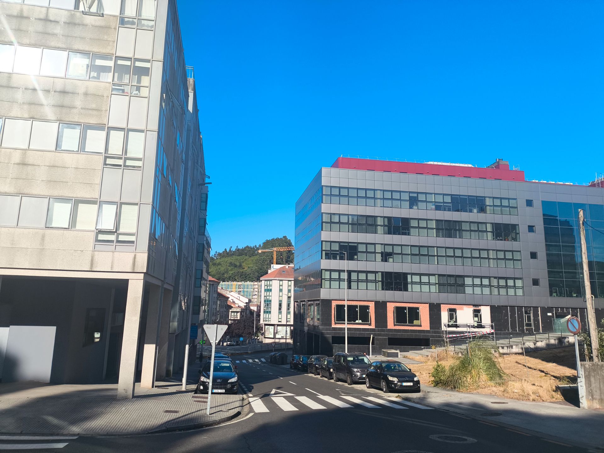 Vista exterior de Pis en venda en Santiago de Compostela  amb Calefacció, Parquet i Traster