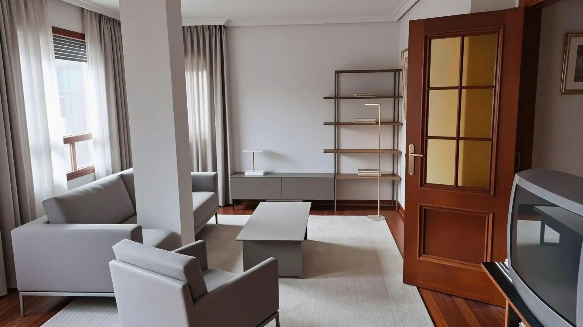 Living room of Flat for sale in León Capital   with Terrace and Balcony