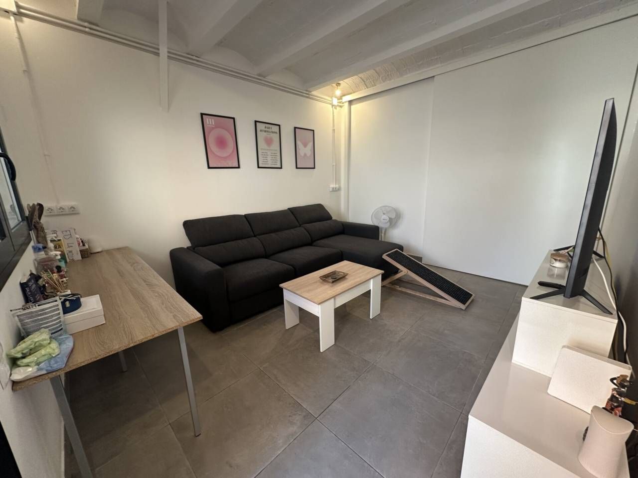 Living room of Flat for sale in La Garriga  with Air Conditioner and Furnished