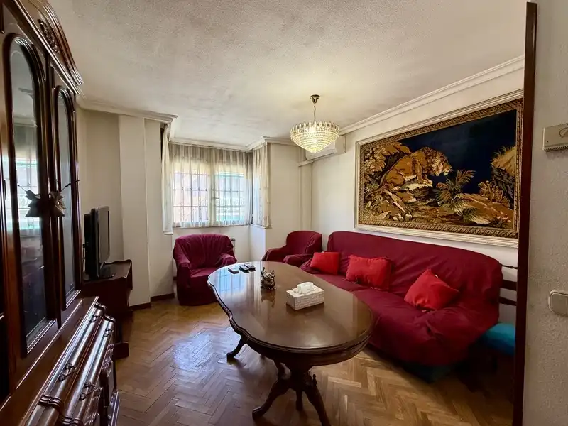 Sala d'estar de Pis en venda en Madrid amb Aire condicionat, Calefacció i Jardí privat