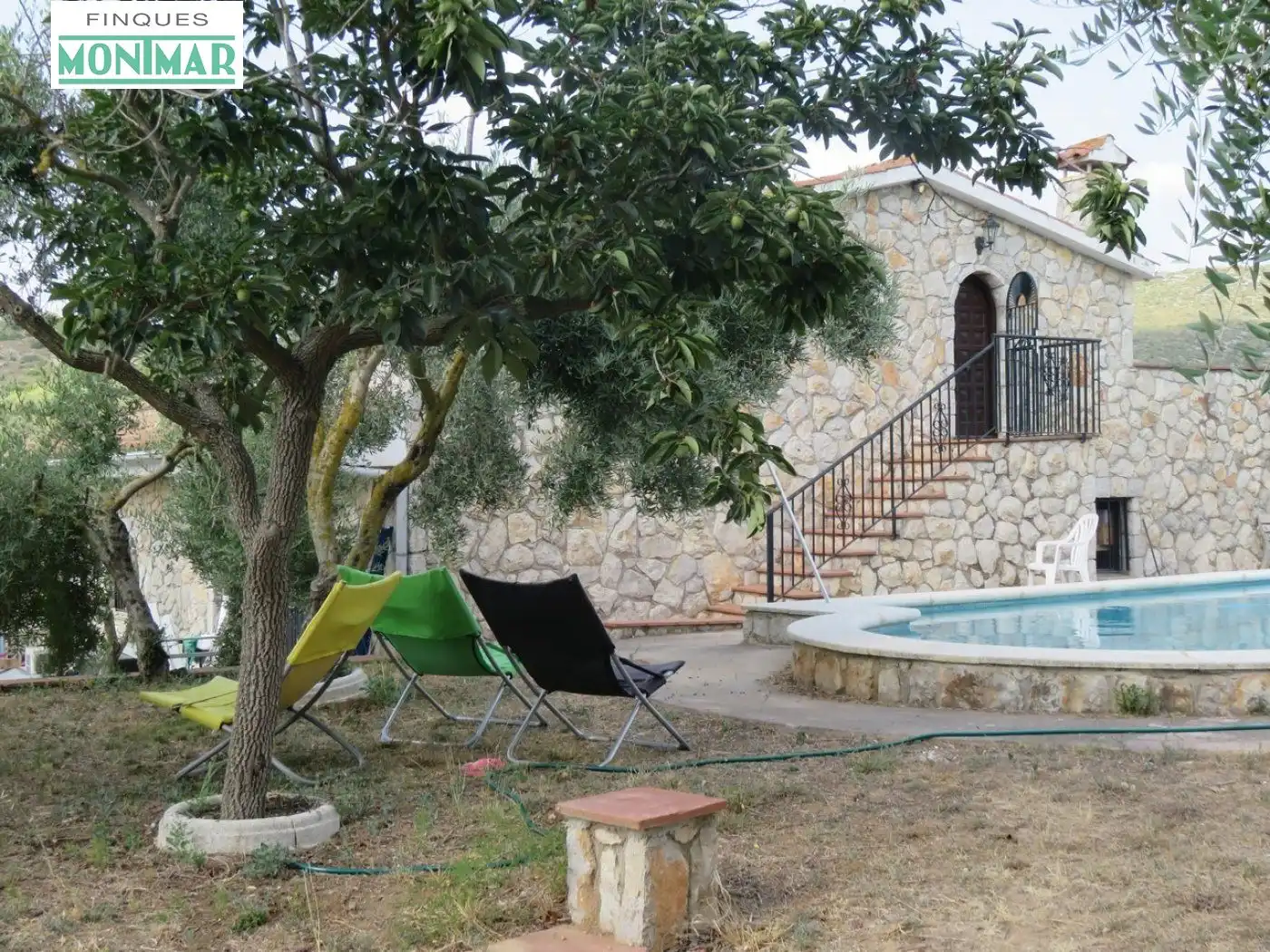 Jardí de Finca rústica en venda en Canyelles amb Aire condicionat, Jardí privat i Terrassa