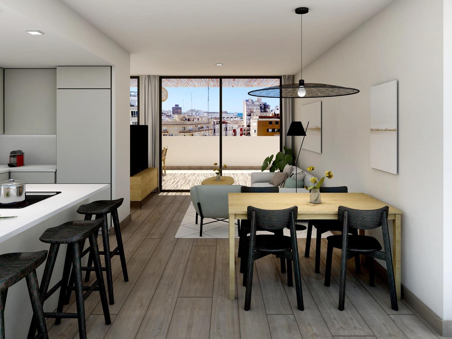 Sala d'estar de Dúplex en venda en  Palma de Mallorca amb Aire condicionat i Terrassa