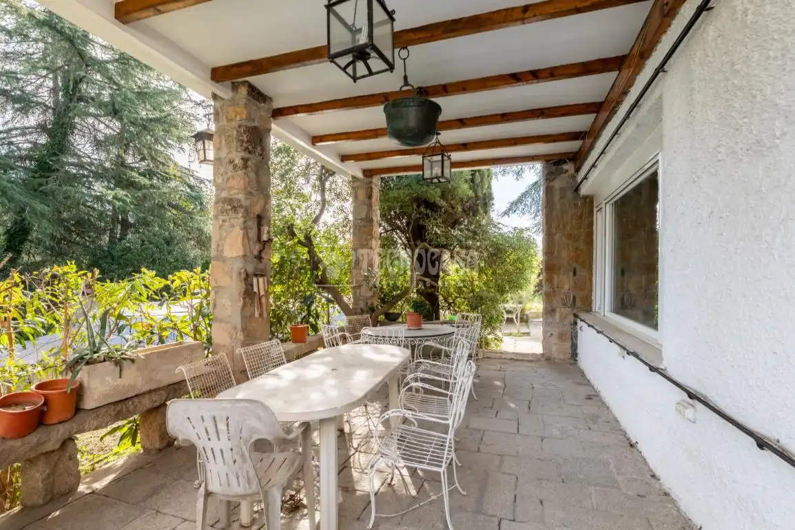 Terraza de Casa o chalet en venta en Las Rozas de Madrid con Jardín privado y Piscina
