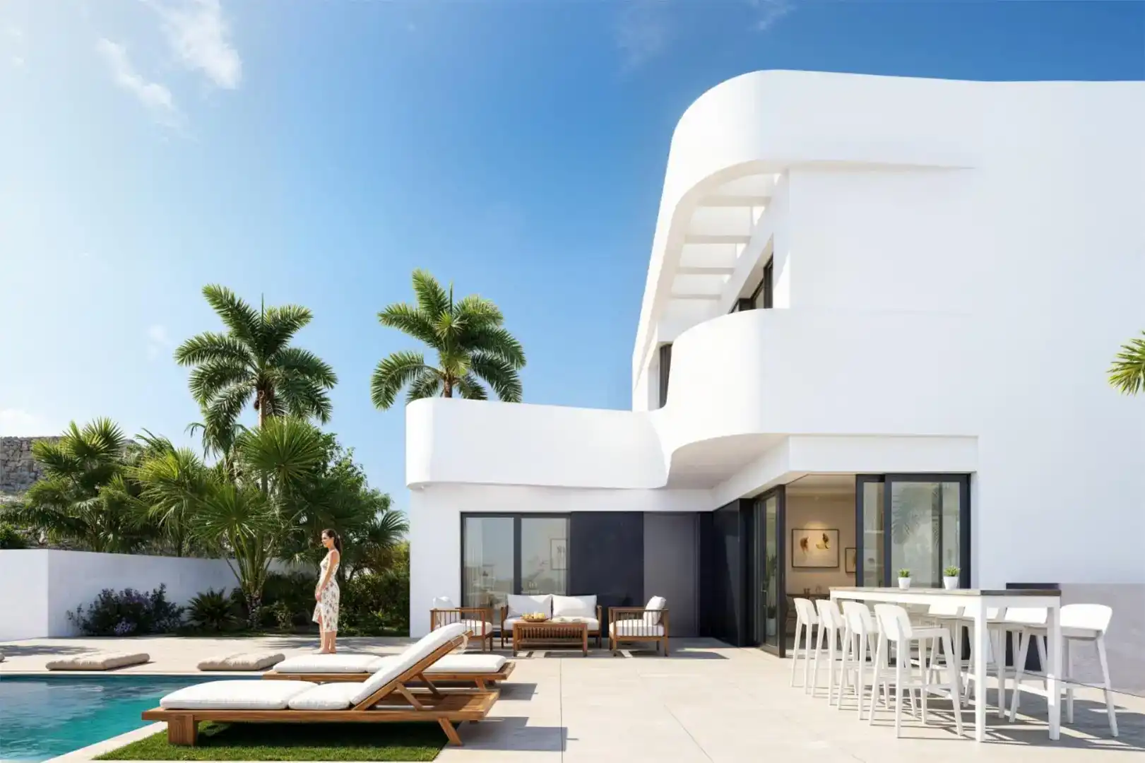 Terrace of Houses for sale in Algorfa  with Air Conditioner and Swimming Pool