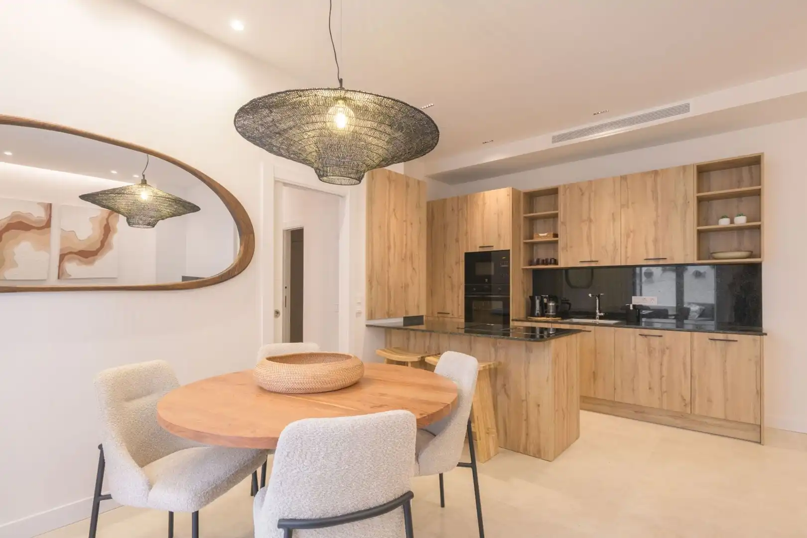 Cocina de Apartamento en venta en Málaga Capital con Terraza