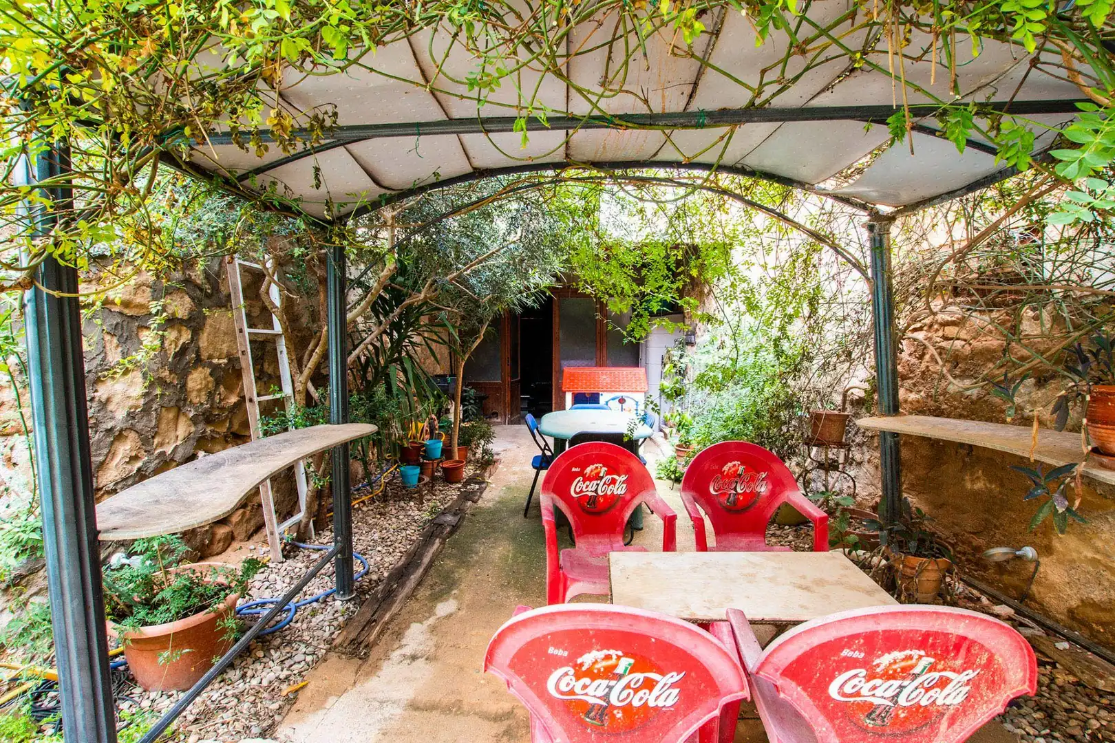 Terrassa de Casa o xalet en venda en Caspe amb Jardí privat