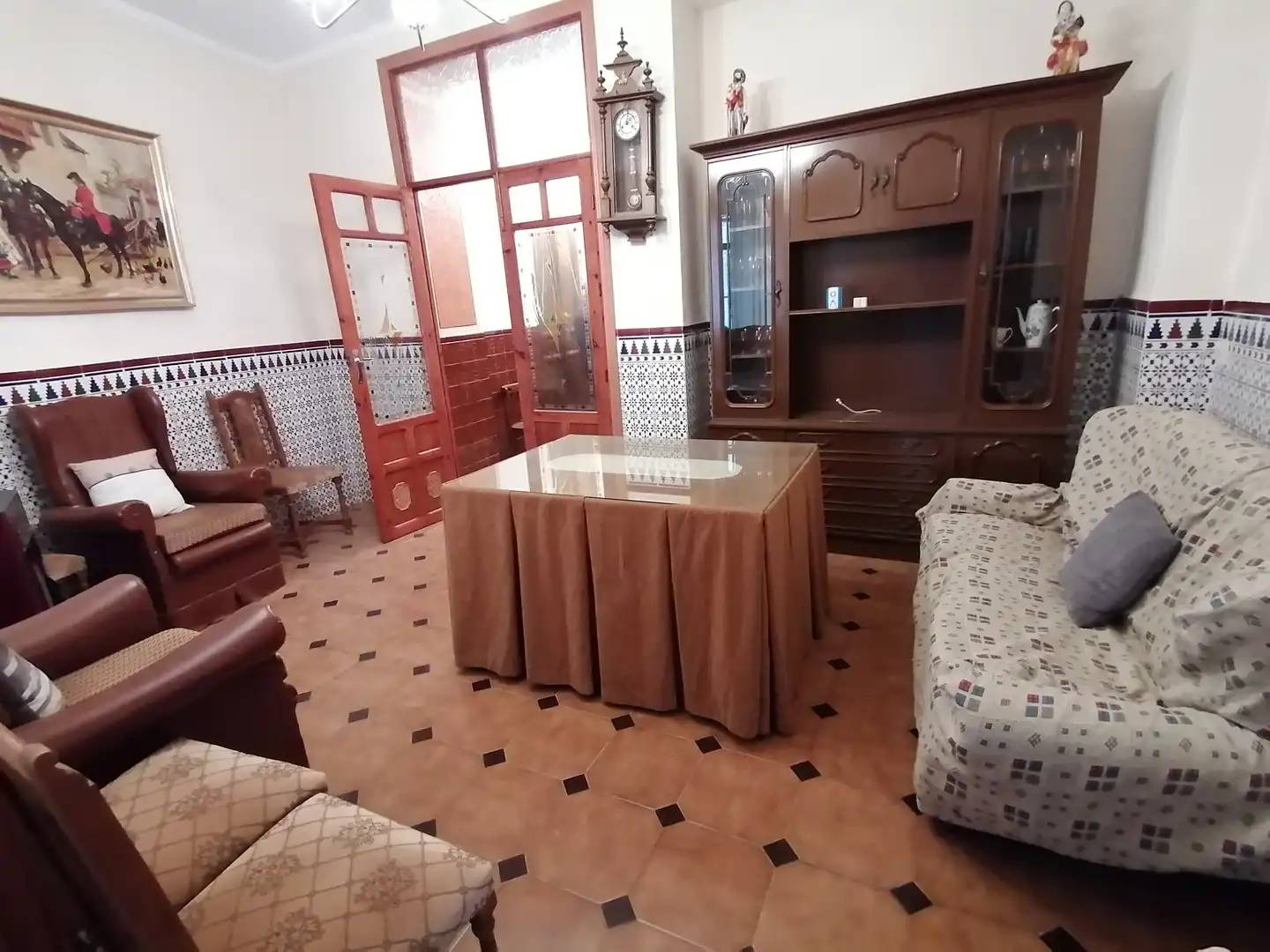 Sala de estar de Casa adosada en venta en Torrecampo con Jardín privado, Terraza y Trastero