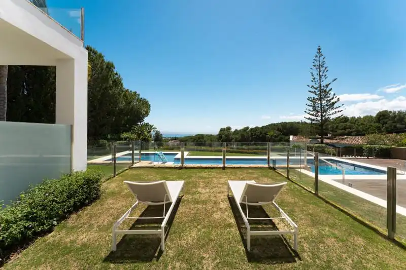 Garden of Detached homes for rent in Marbella  with Air Conditioner, Heating and Private garden
