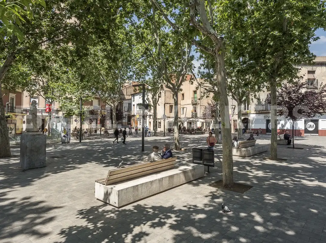 Exterior view of Flat for sale in Barcelona  with Air Conditioner, Heating and Private garden
