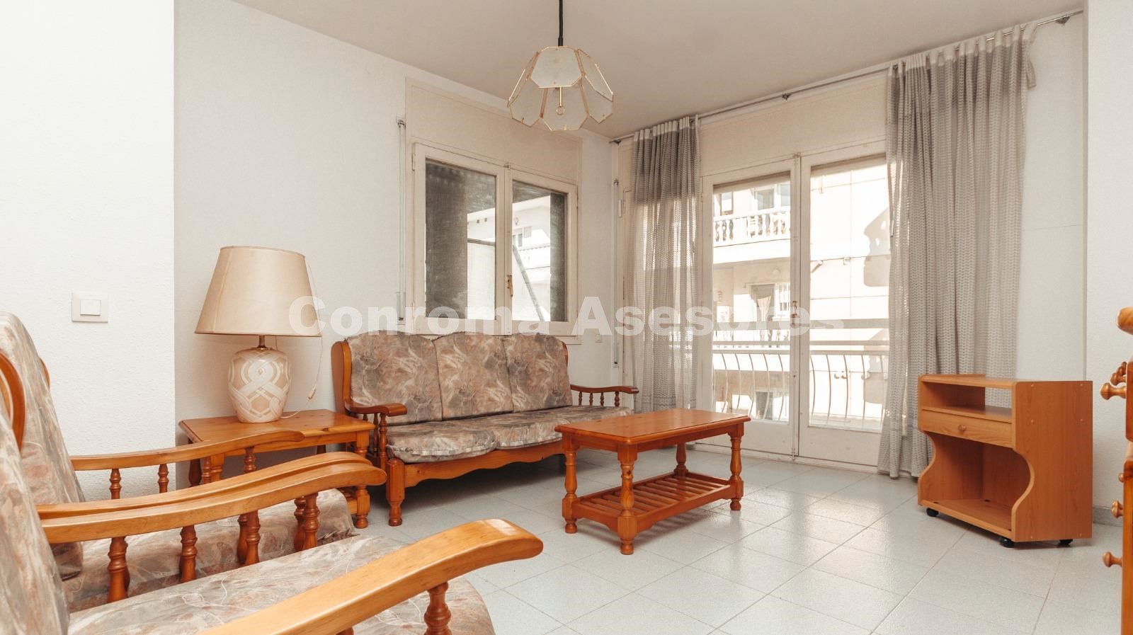 Vista exterior de Pis en venda en Blanes amb Calefacció i Balcó