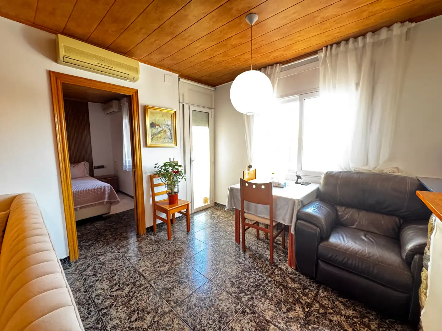 Sala d'estar de Pis en venda en Sant Celoni amb Aire condicionat, Calefacció i Traster