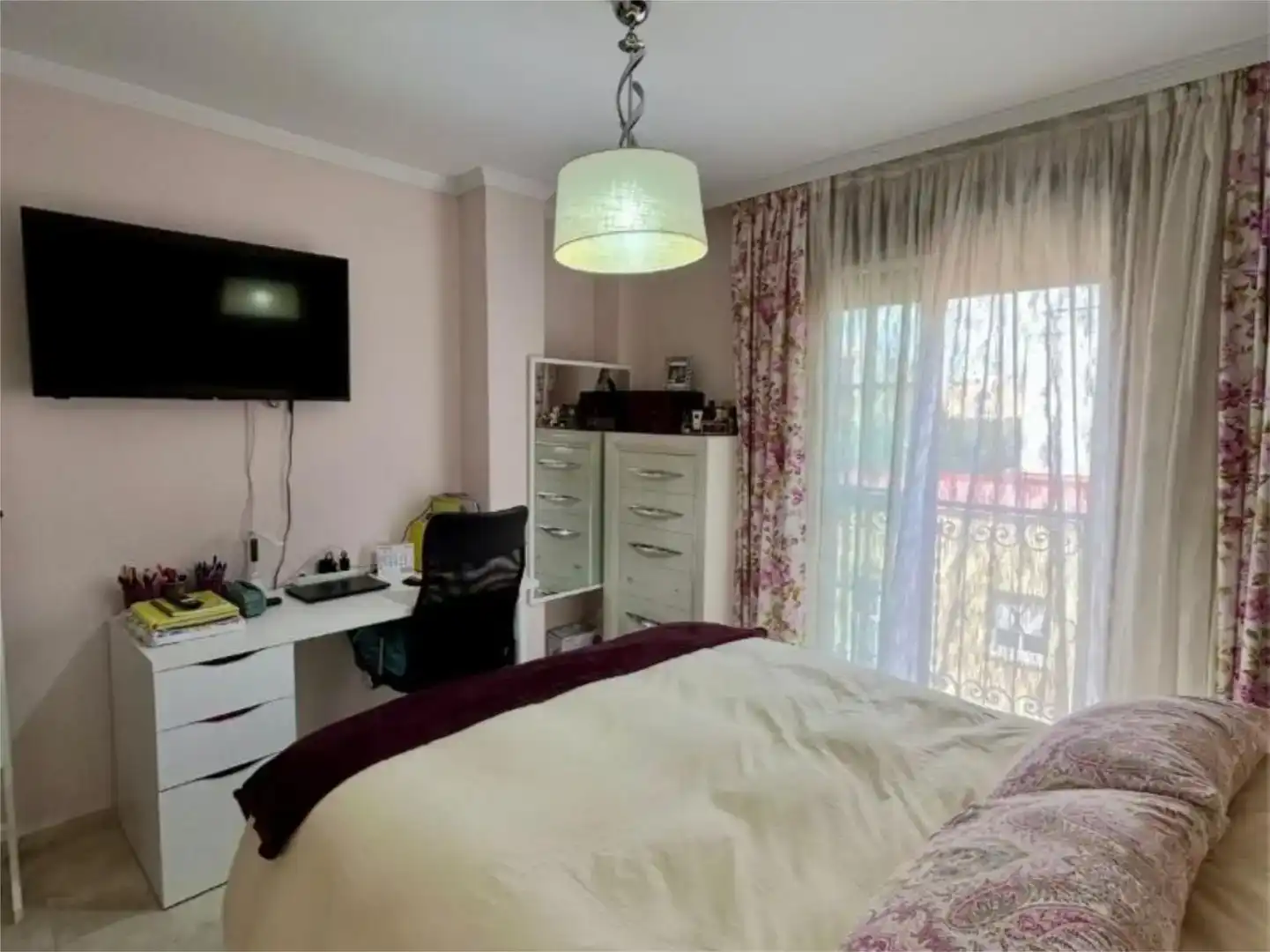 Bedroom of Flat for sale in  Melilla Capital  with Air Conditioner and Balcony