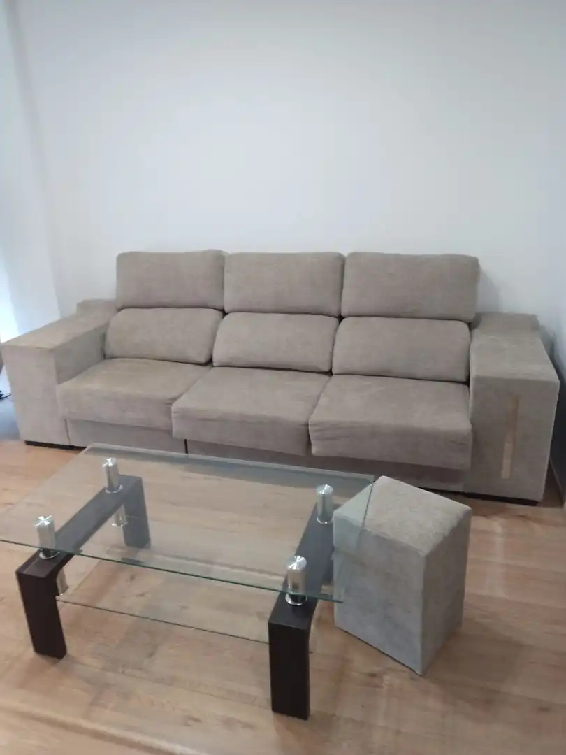 Sala d'estar de Pis de lloguer en Elche / Elx amb Aire condicionat, Parquet i Moblat