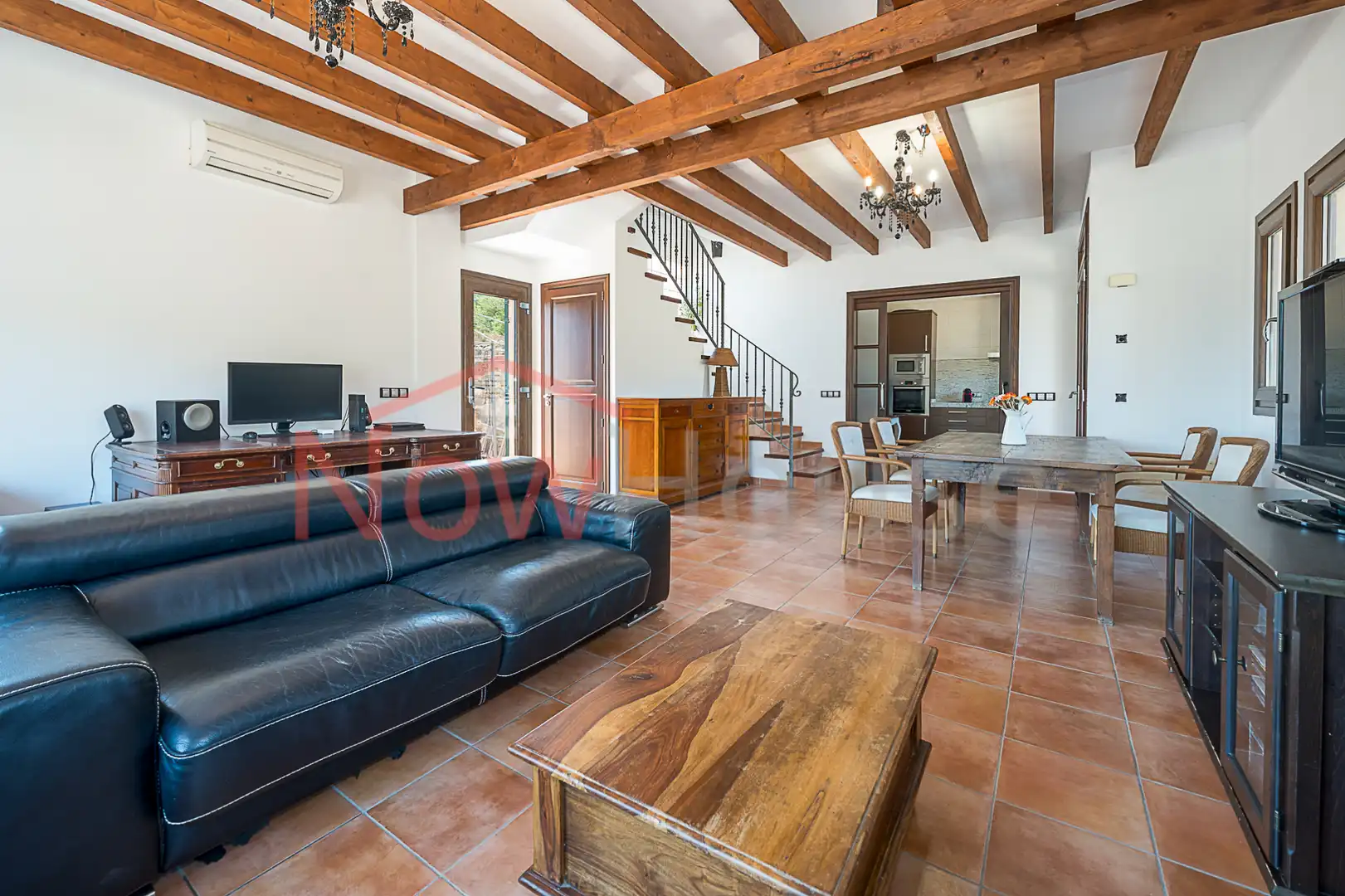 Living room of Detached homes for sale in Puigpunyent  with Air Conditioner, Heating and Private garden