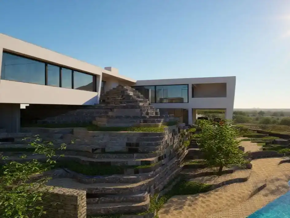Vista exterior de Casa o chalet en venta en Torrelodones con Aire acondicionado y Piscina