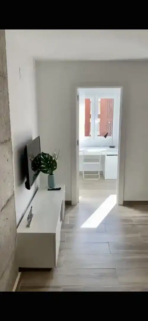Sala de estar de Piso para compartir en Murcia con Aire acondicionado, Amueblado y Balcón