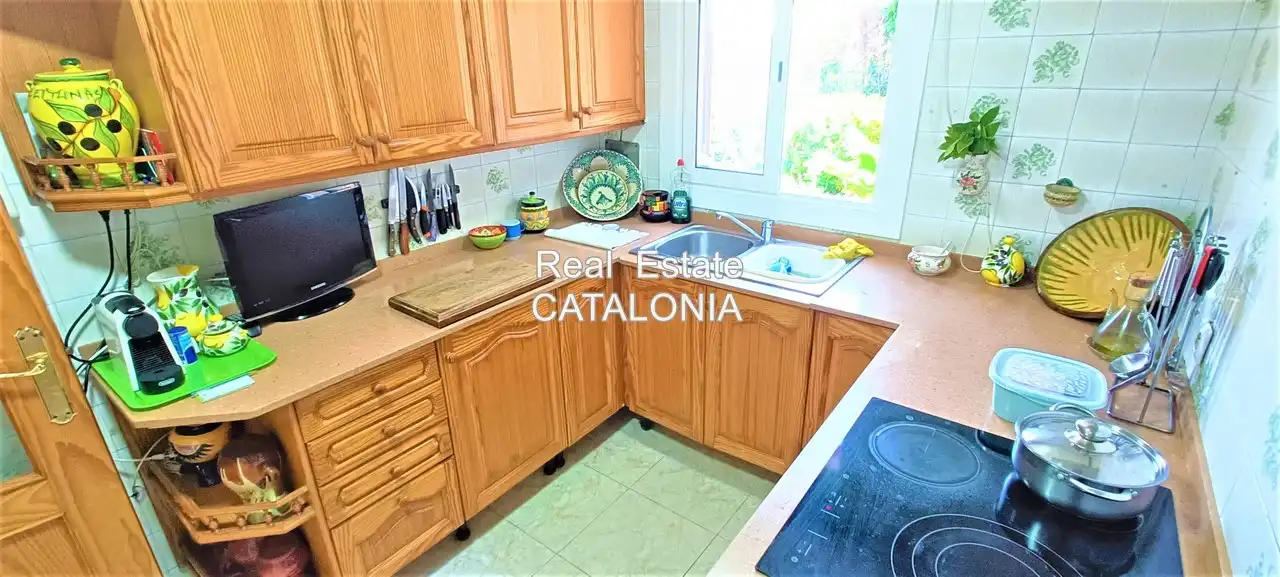 Cuina de Casa o xalet en venda en Lloret de Mar amb Calefacció, Jardí privat i Terrassa