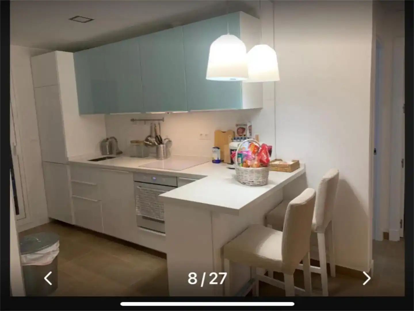 Küche von Wohnung zur Miete in Rota mit Klimaanlage, Privatgarten und Schwimmbad
