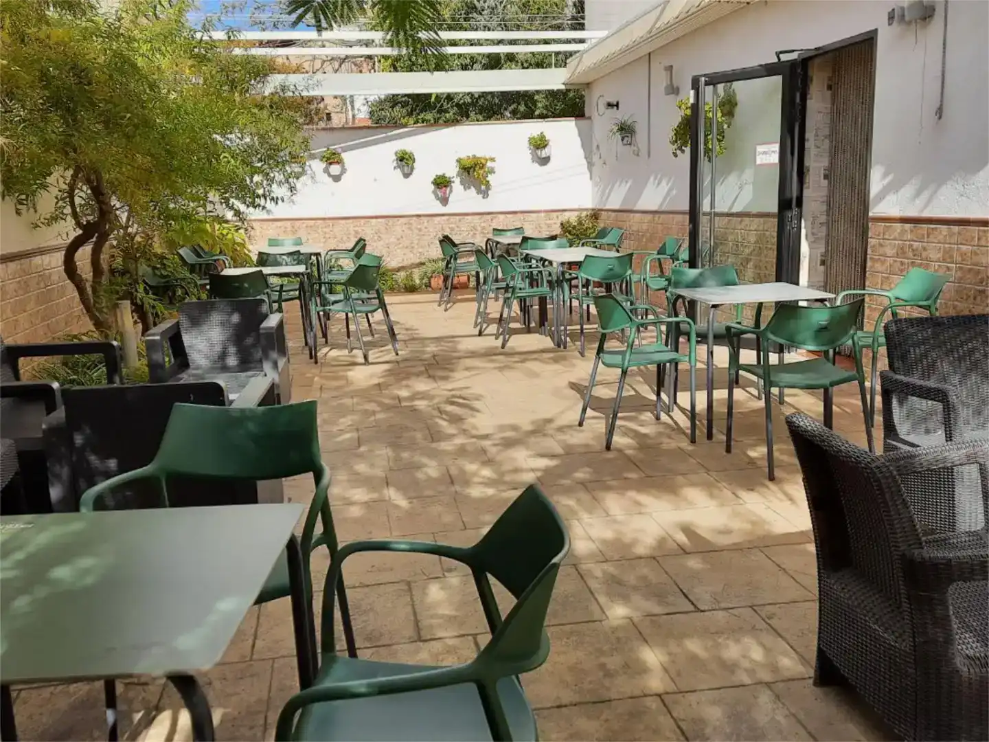 Terrasse von Geschaftsraum zum Verkauf in Beneixama mit Klimaanlage und Möbliert
