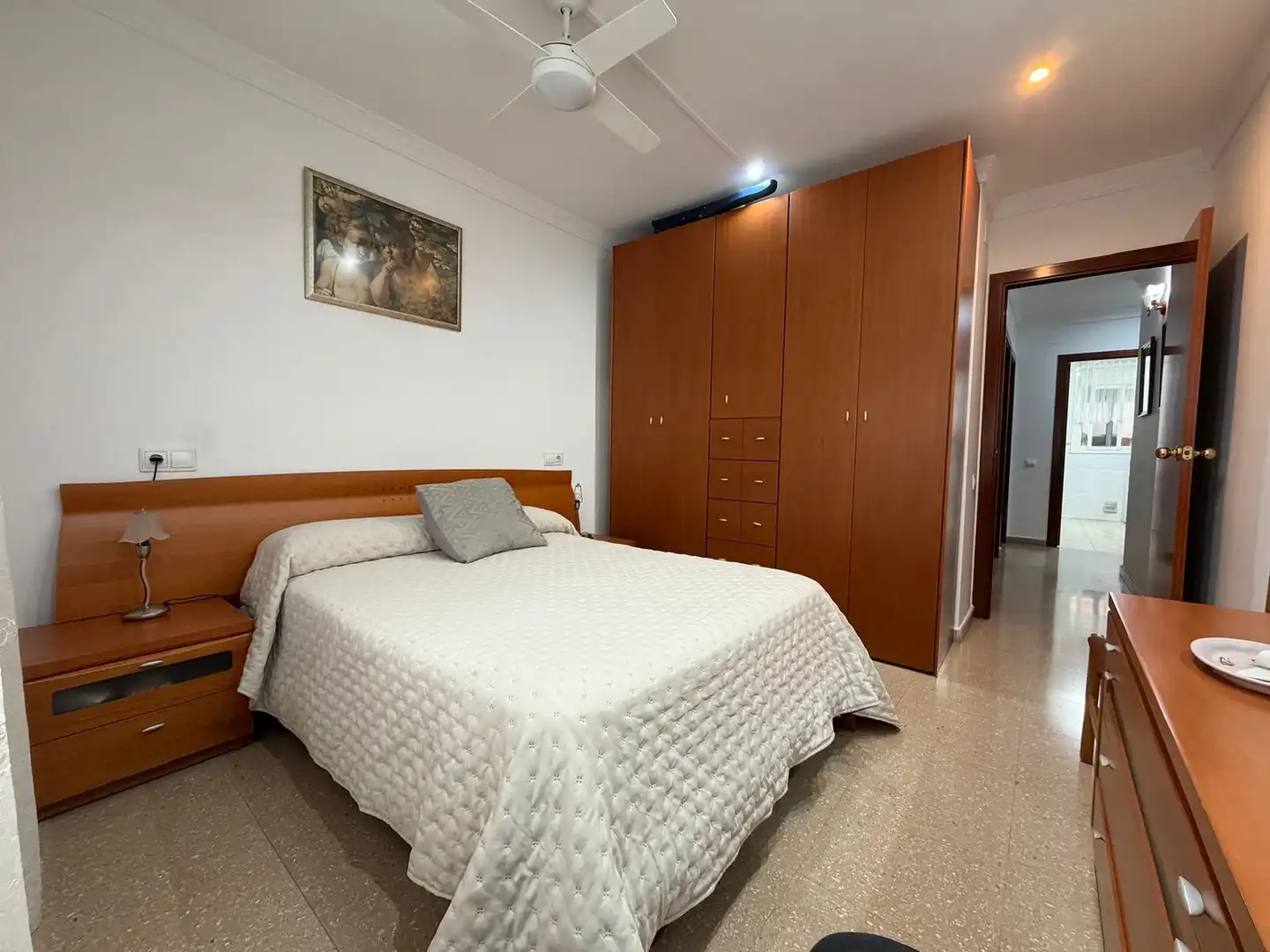 Bedroom of Flat for rent in Rubí  with Air Conditioner, Furnished and Oven