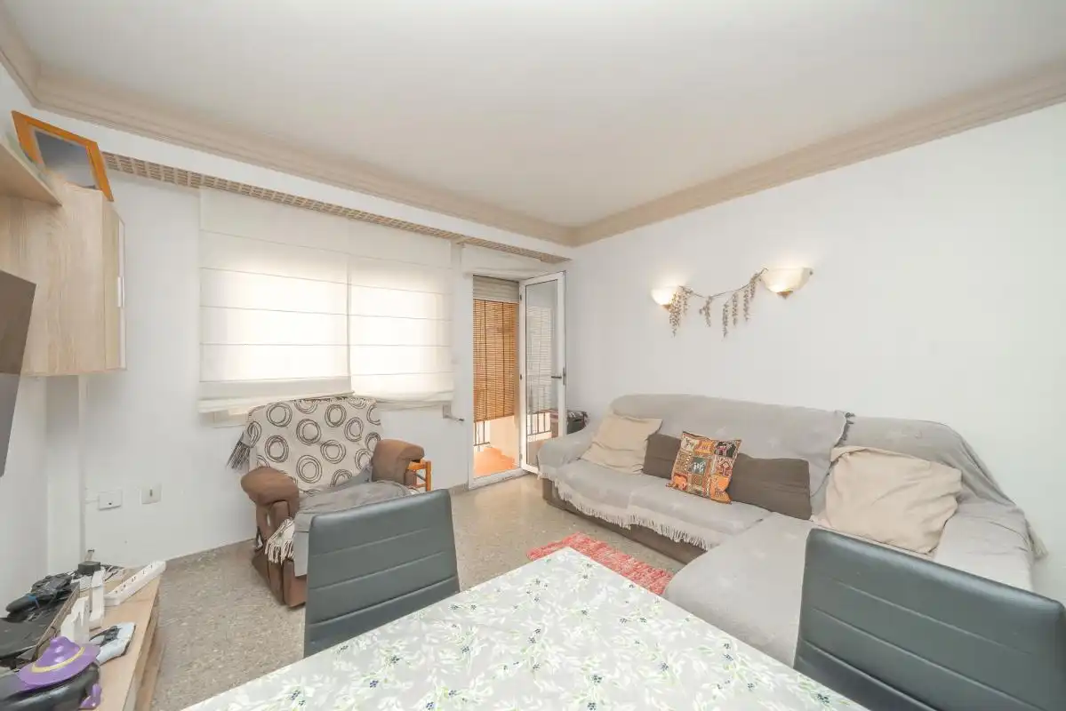 Sala d'estar de Pis en venda en Ondara amb Calefacció, Terrassa i Balcó