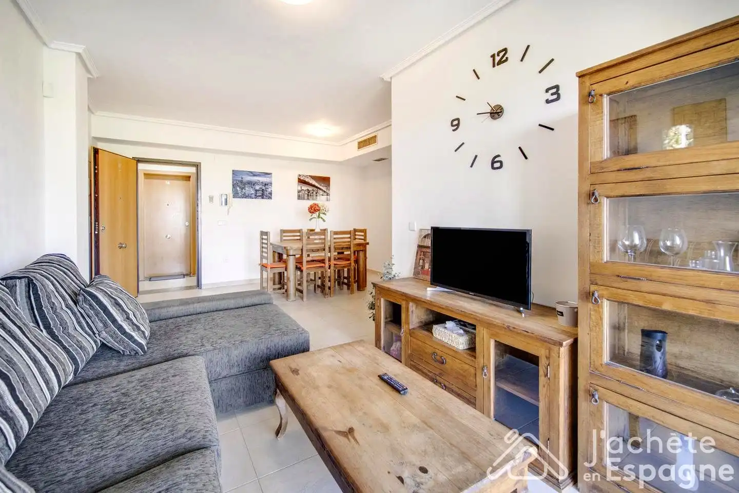 Sala d'estar de Apartament en venda en San Jorge / Sant Jordi amb Aire condicionat, Terrassa i Traster