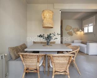 Dining room of Apartment to rent in Castelldefels  with Air Conditioner, Heating and Parquet flooring