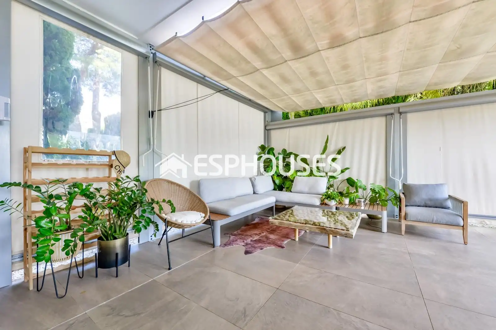 Terraza de Casa o chalet en venta en Finestrat con Aire acondicionado, Calefacción y Piscina