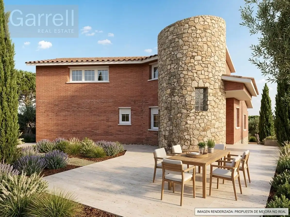 Terraza de Casa adosada en venta en Sant Pere de Vilamajor con Terraza y Piscina