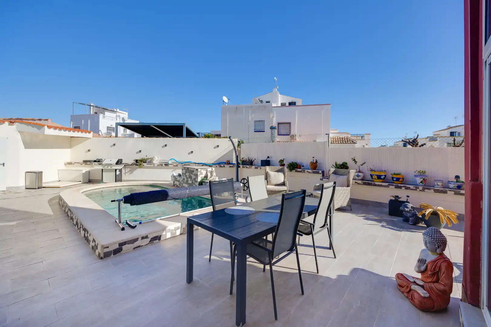 Vista exterior de Pis en venda en Orihuela amb Aire condicionat, Jardí privat i Terrassa
