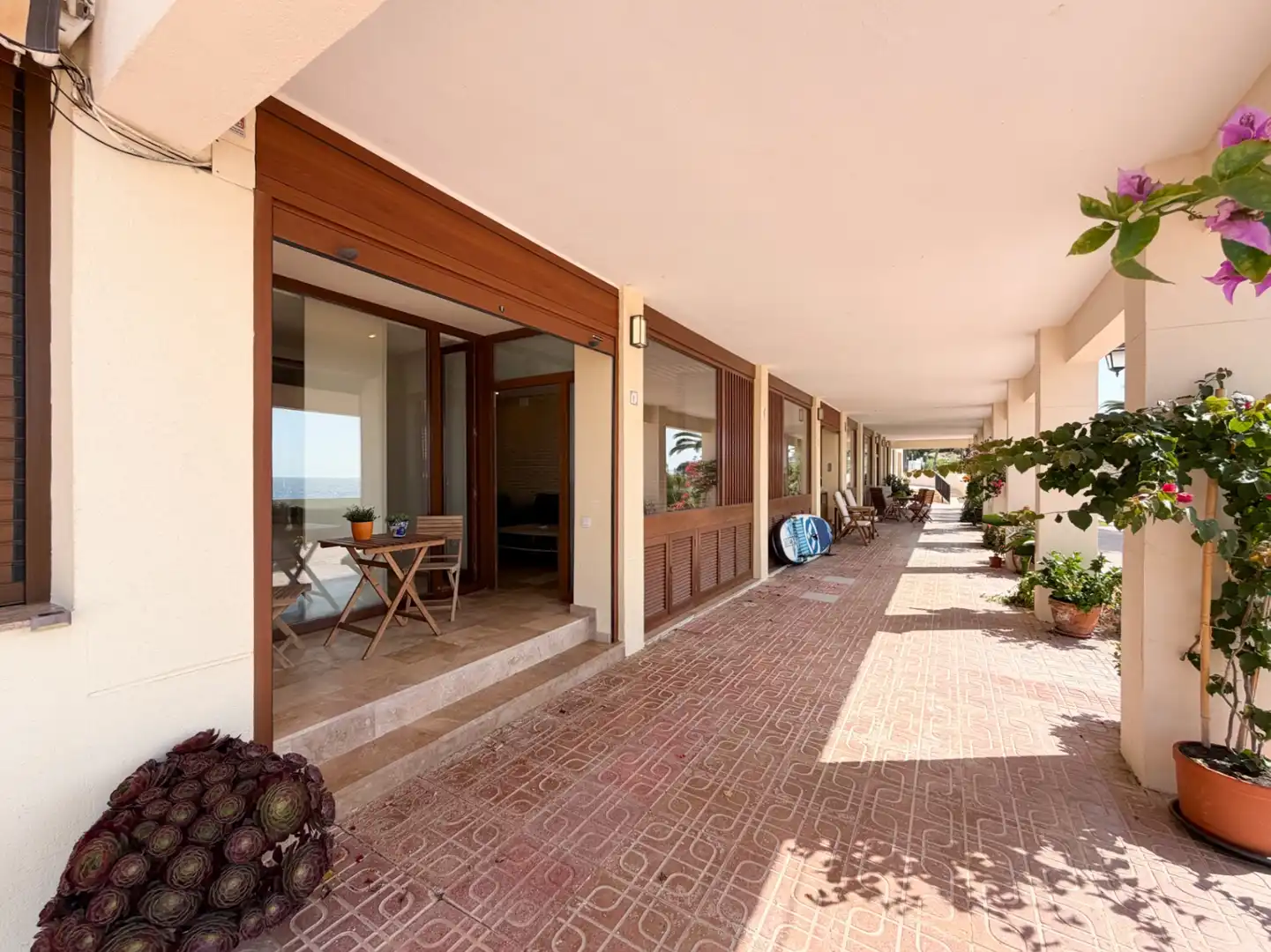 Terrace of Apartments for rent in El Campello  with Air Conditioner, Private garden and Terrace