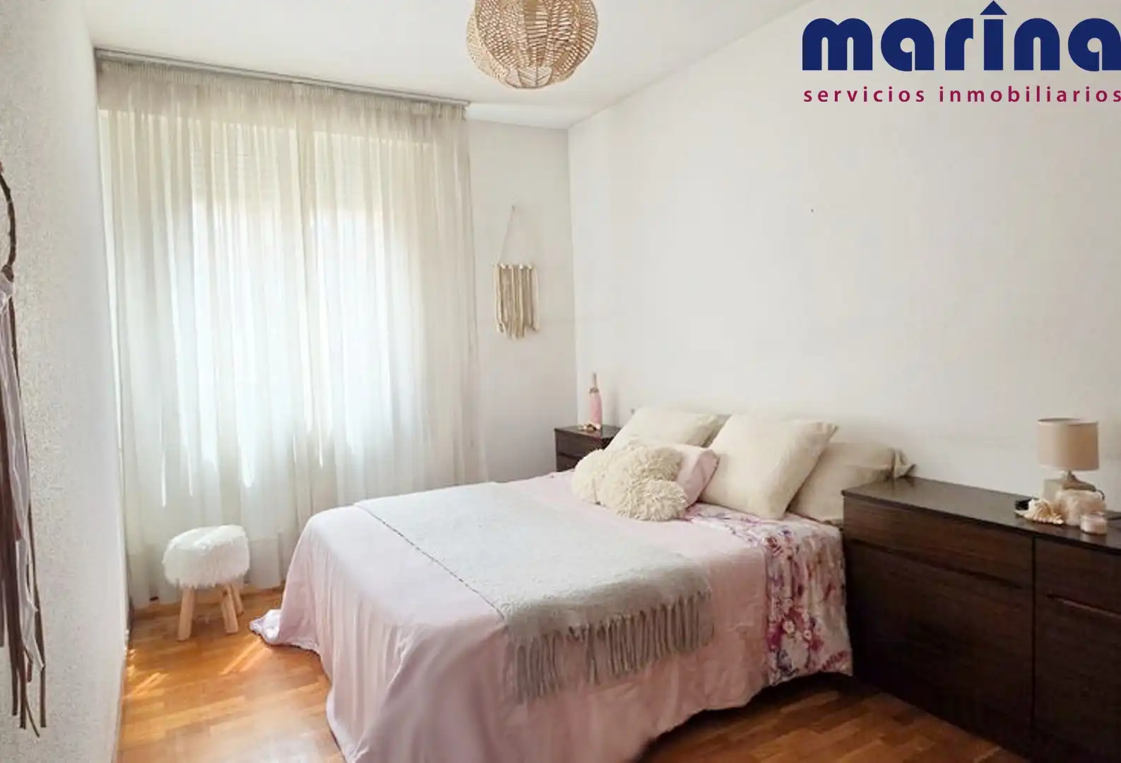 Bedroom of Flat for sale in  Pamplona / Iruña  with Heating, Parquet flooring and Storage room