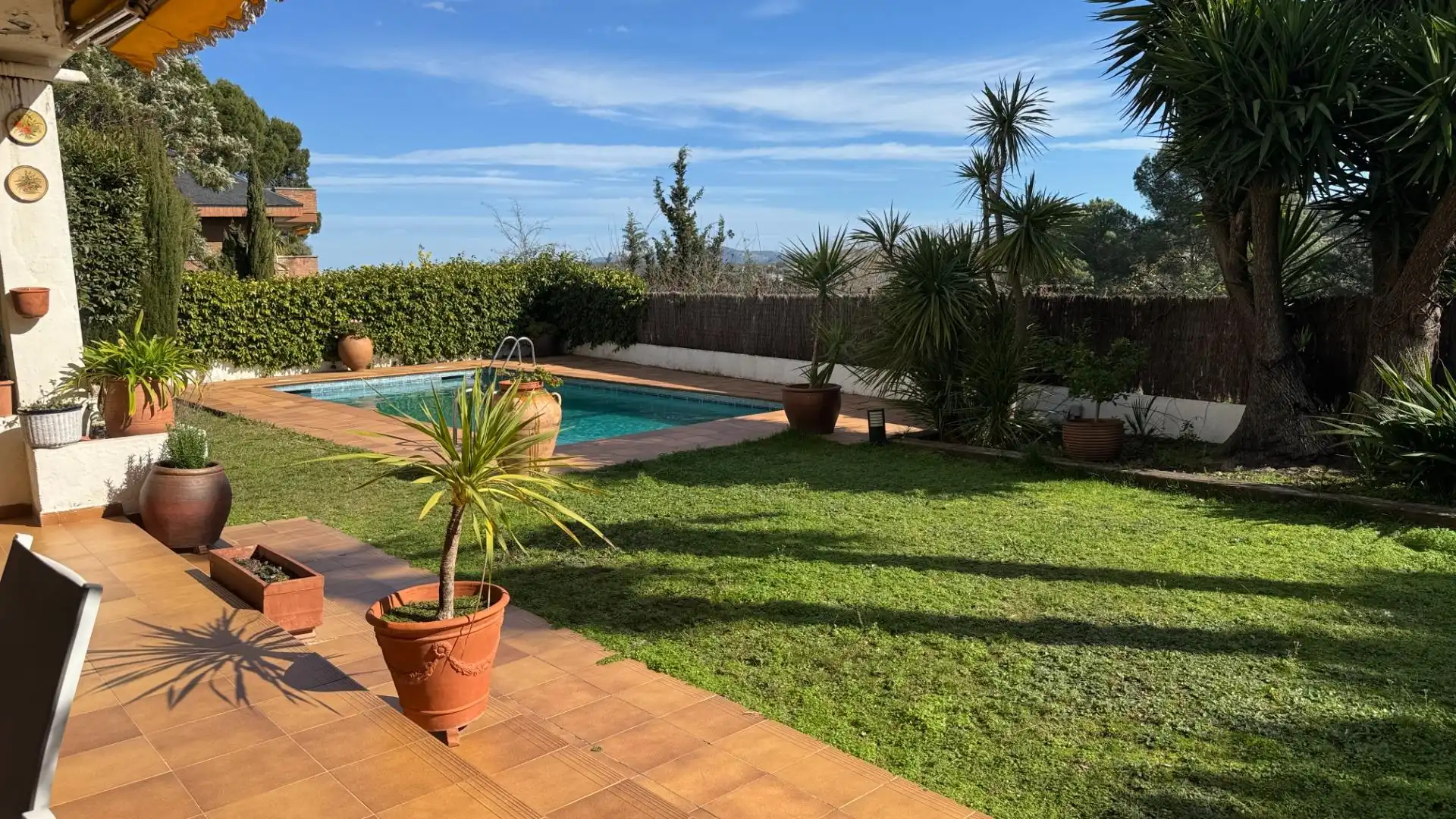 Swimming pool of Houses for sale in Sant Cugat del Vallès  with Heating, Private garden and Parquet flooring
